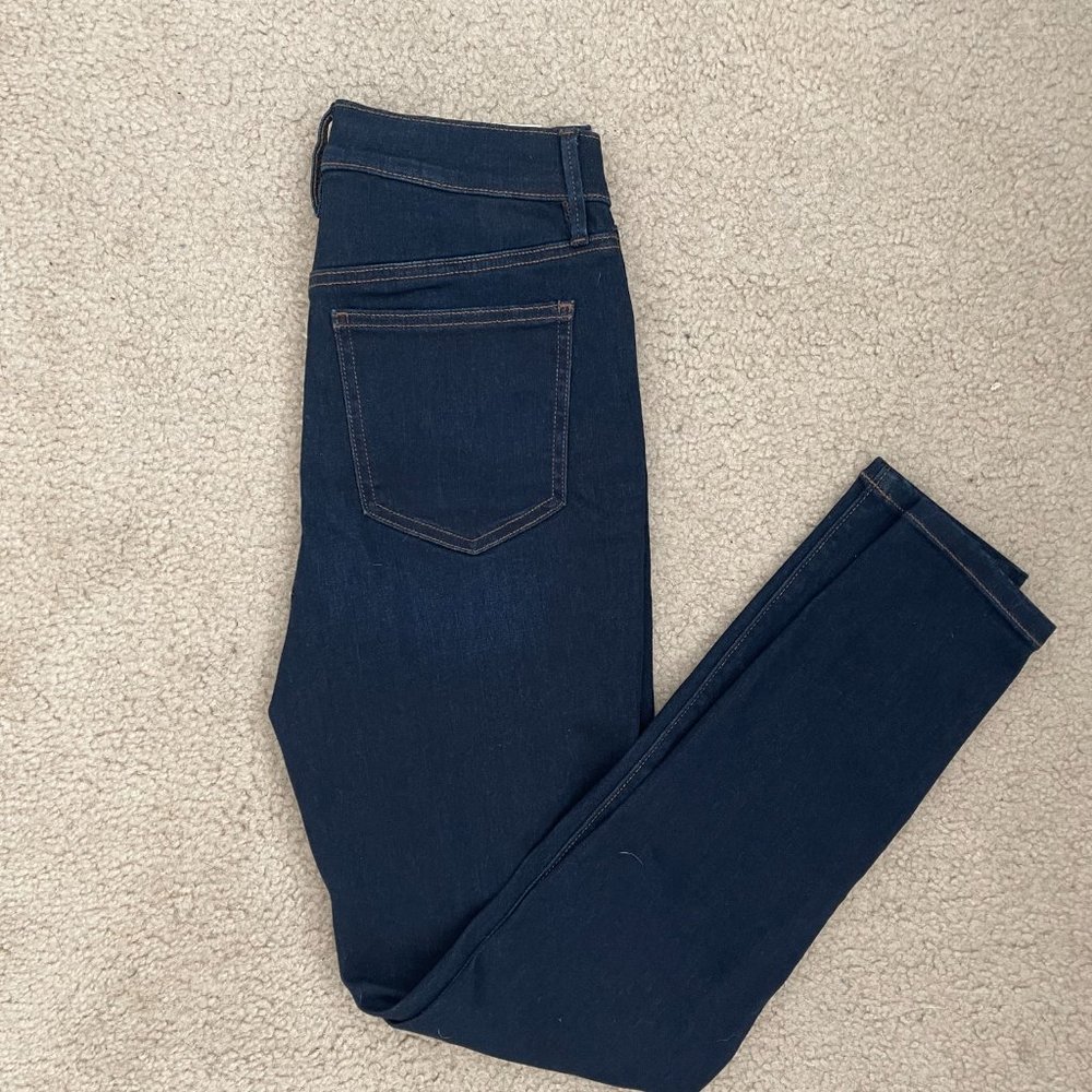 NWT Ann Taylor Highest Rise Skinny Jean Indigo Size 4 - Picture 3 of 6